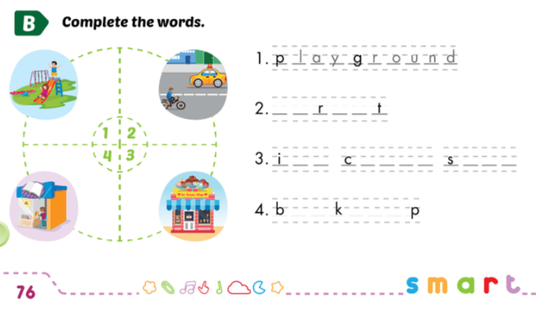 Giải SBT i-Learn Smart Start 3 Unit 7 Lesson 2