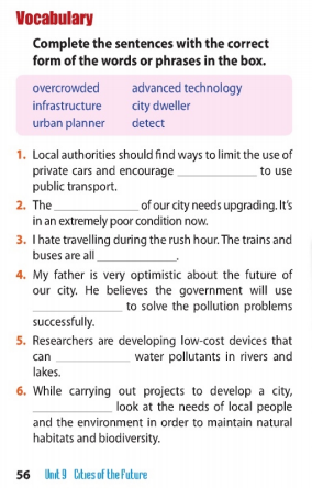 Unit 9 lớp 11 Looking back