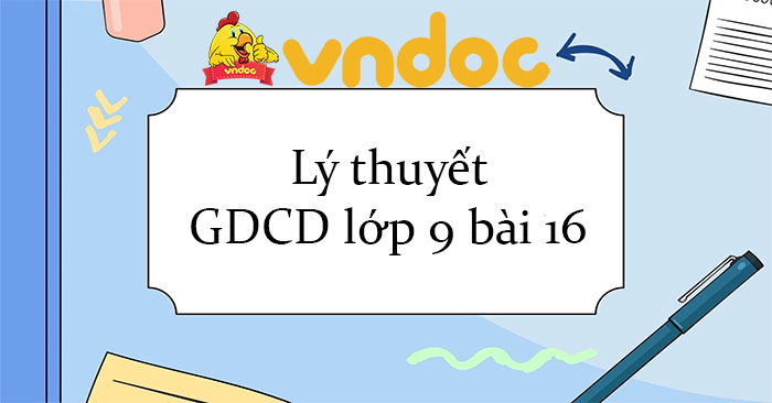 giáo dục công dân 9 bài 16