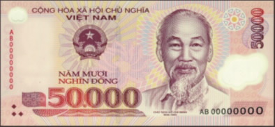 Hình ảnh tiền Việt Nam
