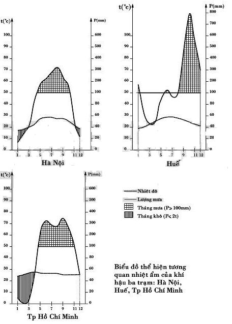 Biểu đồ tương quan nhiệt ẩm