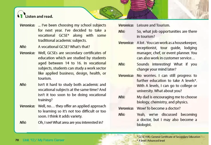 Tiếng Anh 9 Unit 12 Getting Started