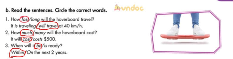 Smart World Workbook 7 giải bài tập Unit 10 Lesson 1