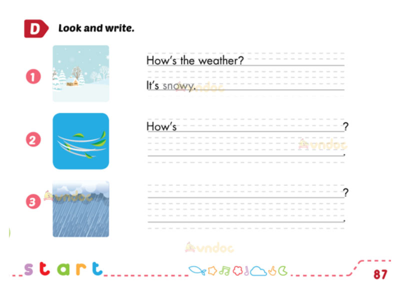 Giải SBT i-Learn Smart Start 3 Unit 8 Lesson 1