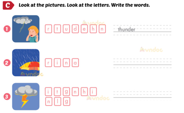 Giải SBT i-Learn Smart Start 3 Unit 8 Lesson 2