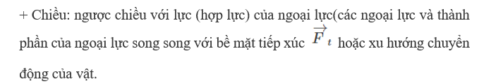 lực ma sát nghỉ
