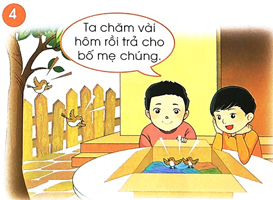 Bài 4: Đôi bạn và hai chú chim non