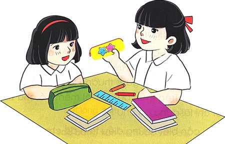 Bài 2: Trong chiếc cặp của em