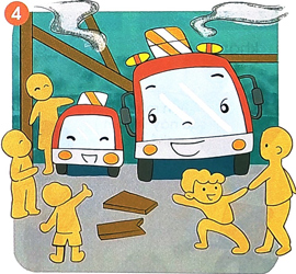 Bài 4: Xe cứu hỏa Tí Hon