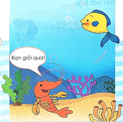 Bài 4: Tôm càng và cá con