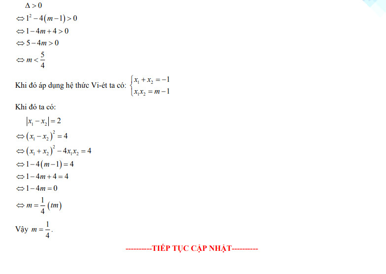Đáp án đề thi tuyển sinh lớp 10 môn Toán tỉnh Lai Châu 2022