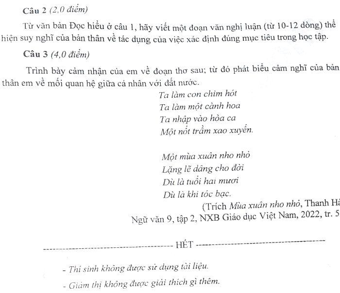 Đề thi vào 10 Kon Tum