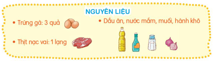 Bài 6: Tập nấu ăn - Phần đọc