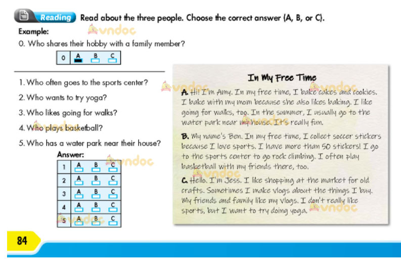 Tiếng Anh lớp 7 Unit 1 Review