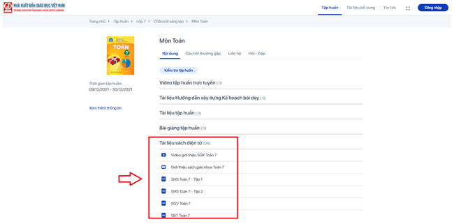 Sách lớp 7 Chân trời sáng tạo