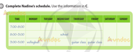 Tiếng Anh 7 Cánh Diều Unit 1 Language Focus
