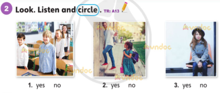 Tiếng Anh lớp 3 Unit 0 Lesson 6 Getting Started