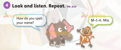 Tiếng Anh lớp 3 Unit 0 Lesson 8 Getting Started