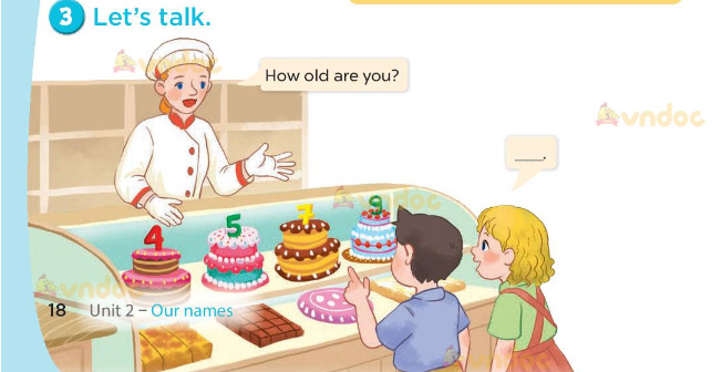 Tiếng Anh lớp 3 Unit 2 Lesson 2 Our names