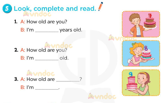 Tiếng Anh lớp 3 Unit 2 Lesson 2 Our names