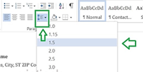 Căn lề, khoảng cách