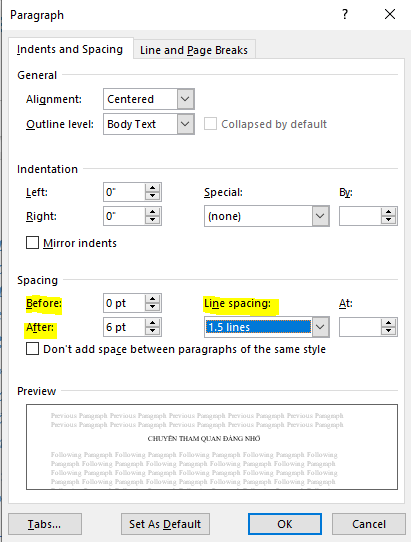 Tìm kiếm và thay thế định dạng văn bản