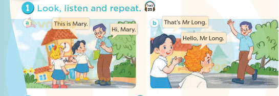 Tiếng Anh lớp 3 Unit 3 Lesson 1 Our friends