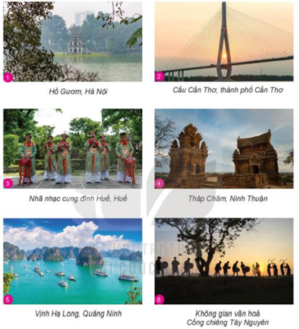 Trong những bức ảnh trên, đâu là di sản văn hóa? Đâu không phải là di sản văn hóa?