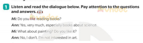 Unit 1 lớp 7 Communication