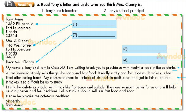 Tiếng Anh lớp 7 Unit 2 Lesson 3