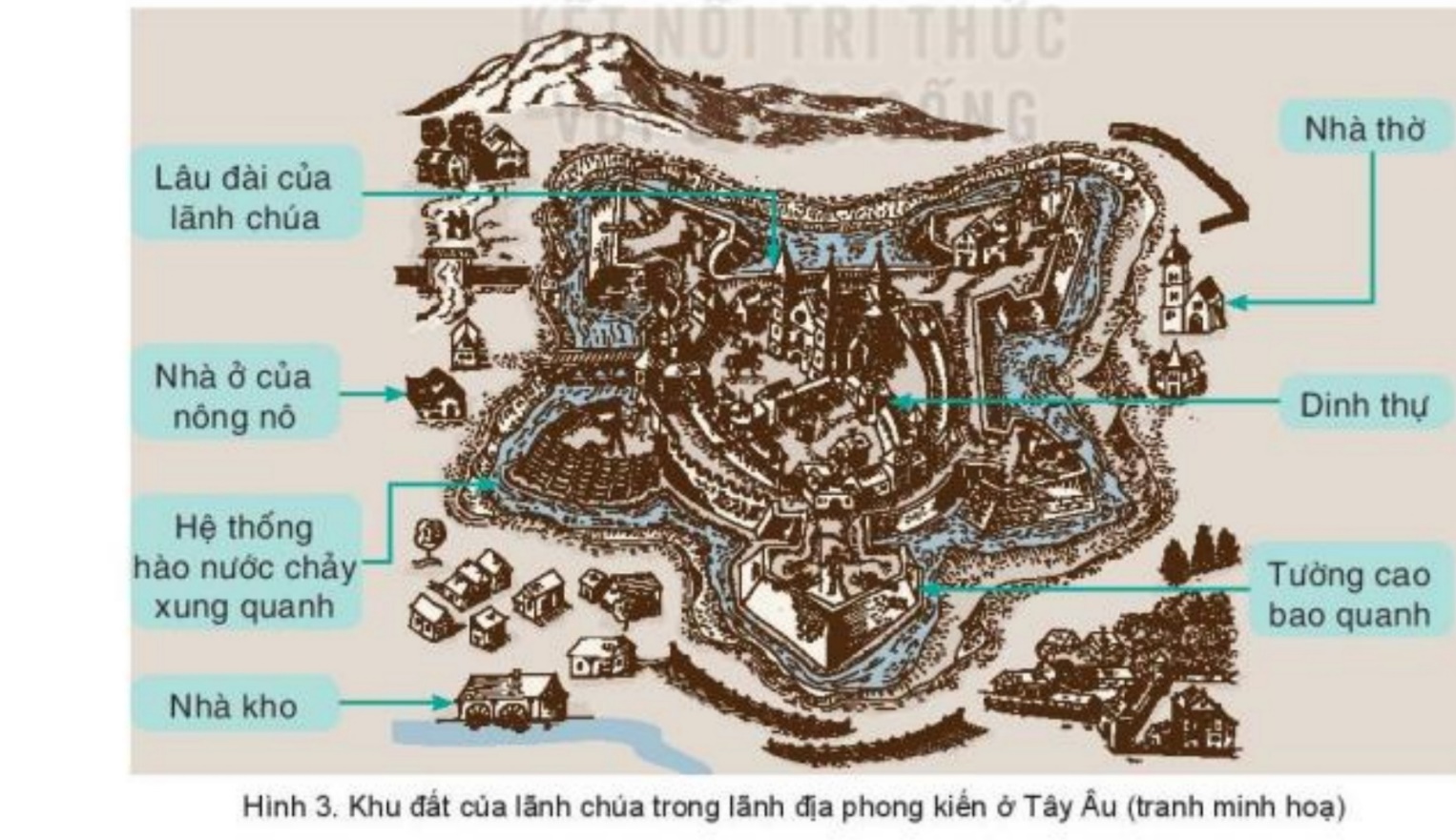 Quan sát hình 3 và đọc thông tin trong mục, em hãy trình bày đặc điểm của lãnh địa