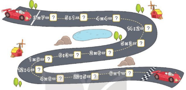 Toán lớp 3 trang 24, 25, 26, 27 Bài 8: Luyện tập chung