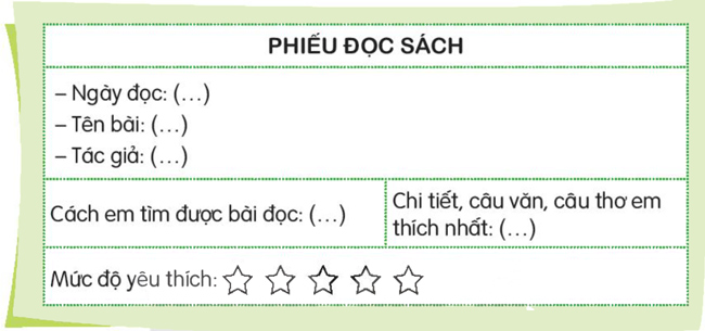 Bài 12: Bài tập làm văn - Đọc mở rộng