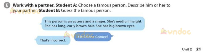 Tiếng Anh 7 Cánh Diều Unit 2 Language Focus