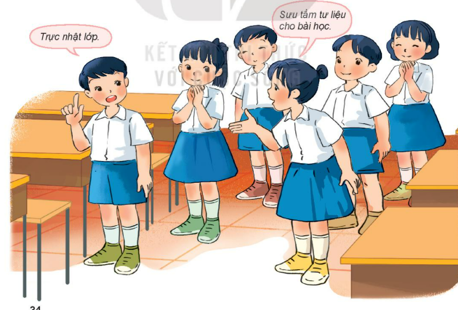 Đạo đức lớp 3 trang 34 Khởi động | Kết nối tri thức