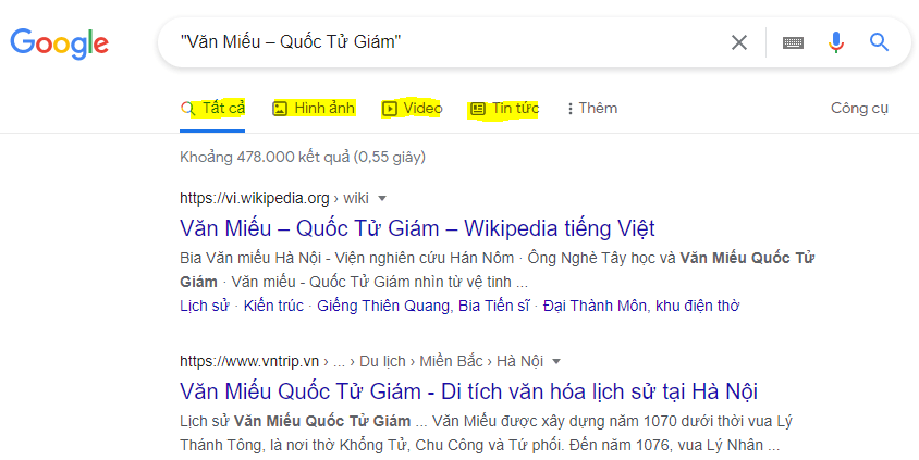 Tìm kiếm văn miếu Quốc Tử Giám