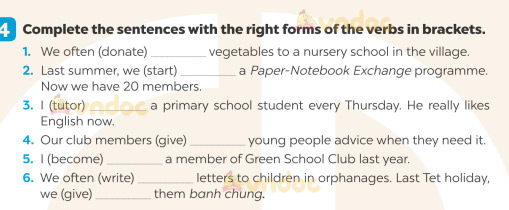 Giải SBT Tiếng Anh 7 Global Success Unit 3 Vocabulary & Grammar