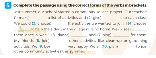 Giải SBT Tiếng Anh 7 Global Success Unit 3 Vocabulary & Grammar