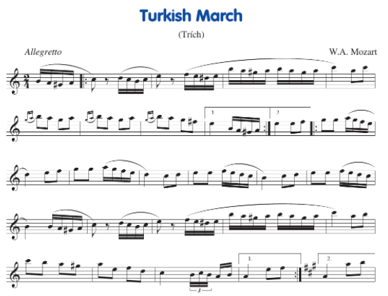 Nghe nhạc: Turkish March SGK Âm nhạc 6 CD