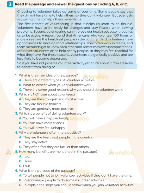 Giải SBT Tiếng Anh 7 Global Success Unit 3 Reading