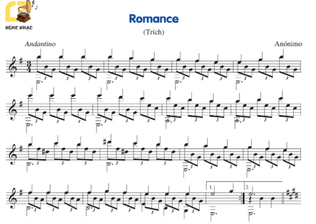 Nghe nhạc: Romance SGK Âm nhạc 6 CD