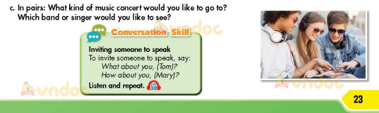 Tiếng Anh 7 Unit 3 Lesson 2