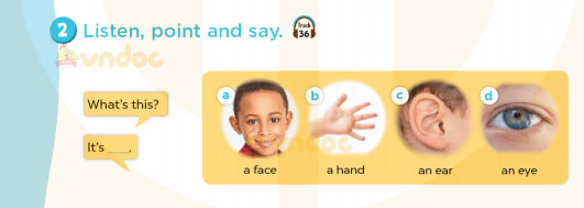 Tiếng Anh lớp 3 Unit 4 Lesson 1