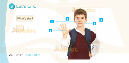 Tiếng Anh lớp 3 Unit 4 Lesson 1