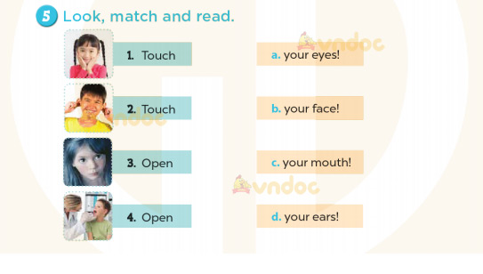 Tiếng Anh lớp 3 Unit 4 Lesson 2