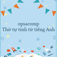 OpSACOMP trong tiếng Anh