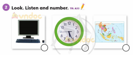 Tiếng Anh lớp 3 Unit 1 Language Focus 1a