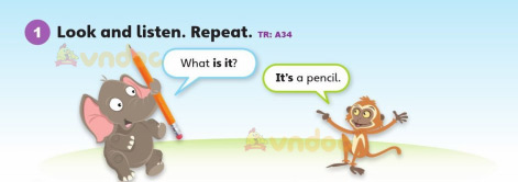 Tiếng Anh lớp 3 Unit 1 Language Focus 1b