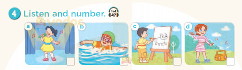 Tiếng Anh lớp 3 Unit 5 Lesson 1