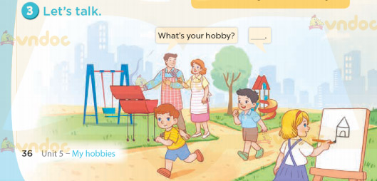 Tiếng Anh lớp 3 Unit 5 Lesson 2